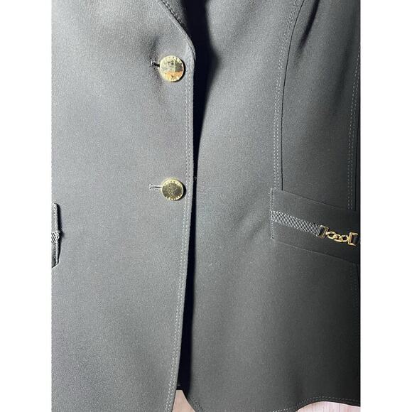 Tahari Arthur S. Levine Woman’s Black Blazer Jacket Dress Up Workwear Size 10 - Picture 4 of 9